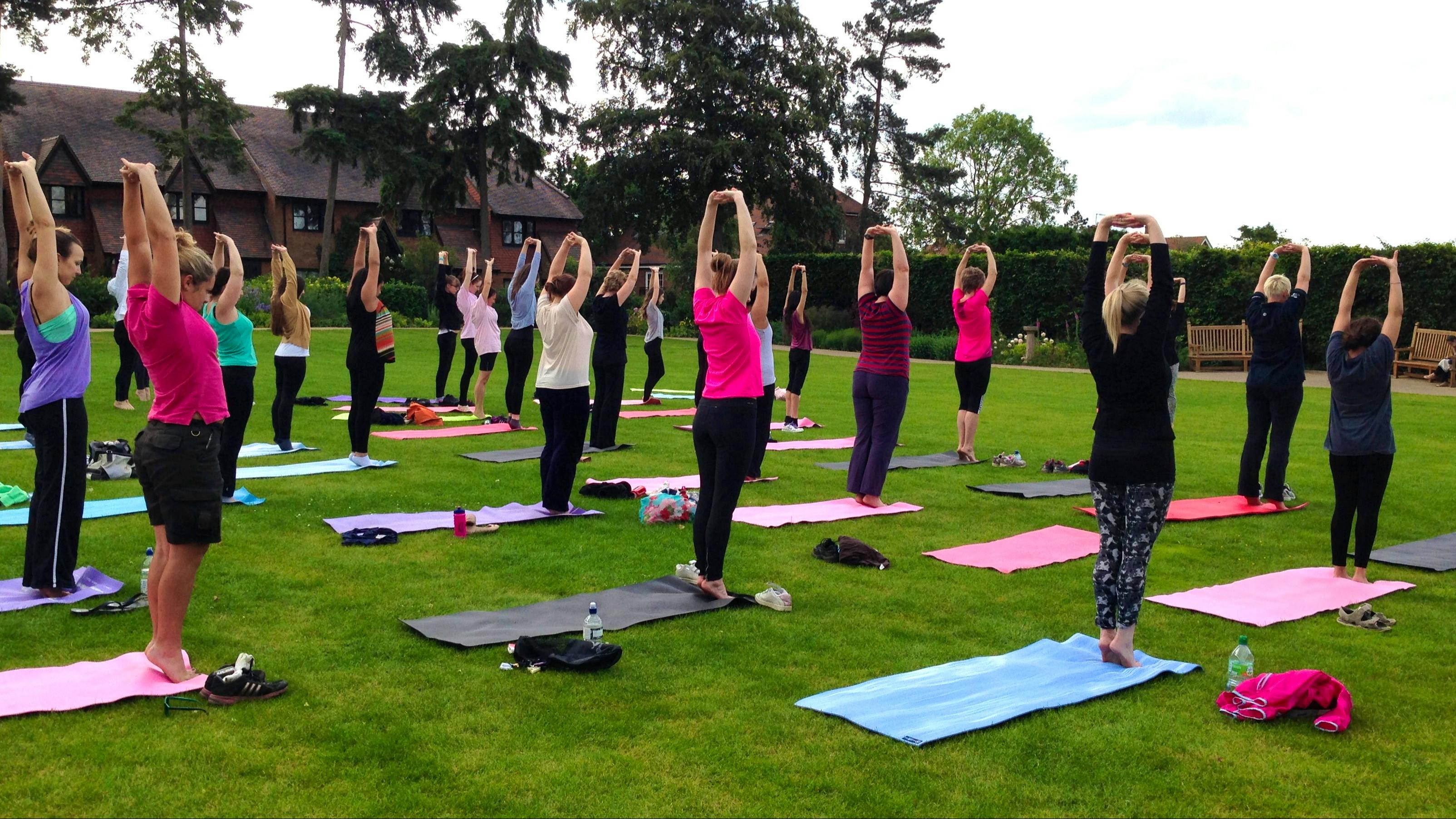 Yoga in the Rose Garden (Bushey)