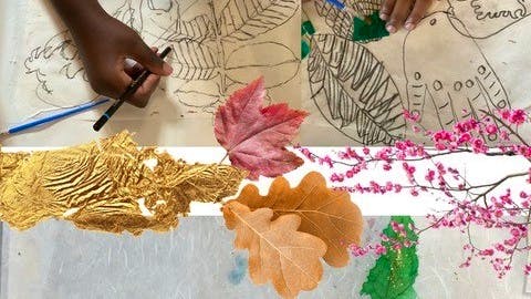 Nature Themed Sensory Art